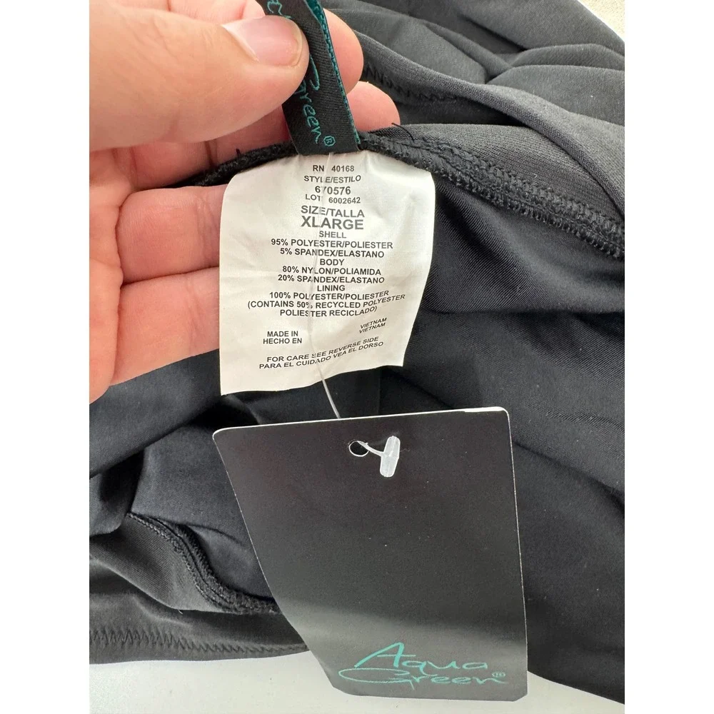 Aqua Green black athletic